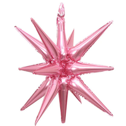 Kit 5 Balão Estrela 14 Pontas Grande 22 Polegadas 67cm. Balão Estrela