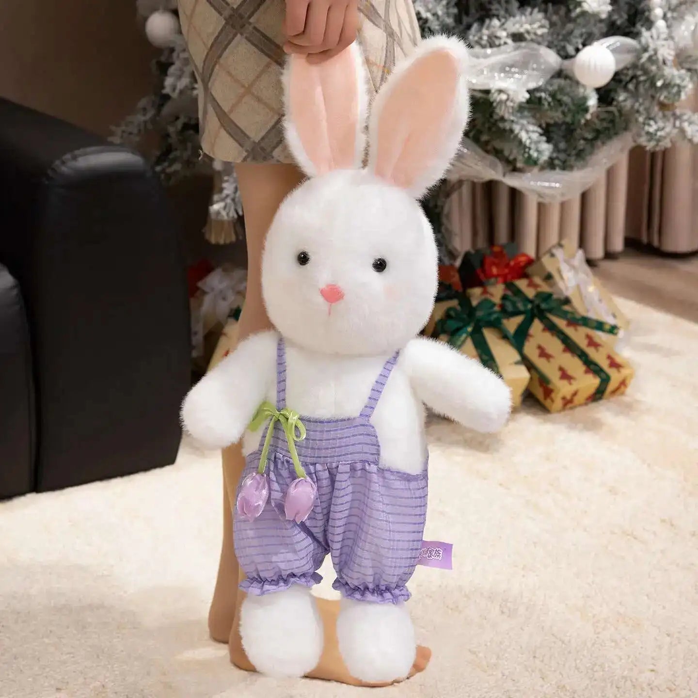 Coelho Páscoa Rústico Decoração Coelhinha Coelha Rosa Enfeite Decoração Páscoa 35cm
