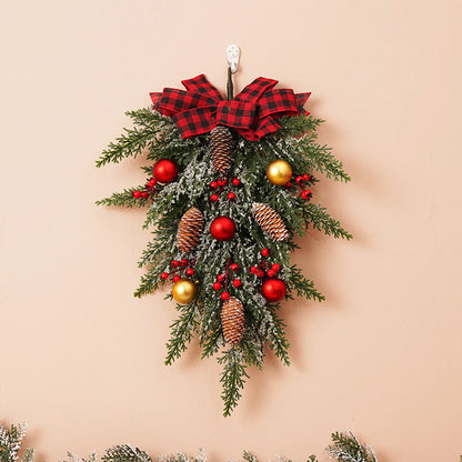 Guirlanda de Natal Enfeites Pendurados Árvore De Natal Layout De Cena De 50 Cm