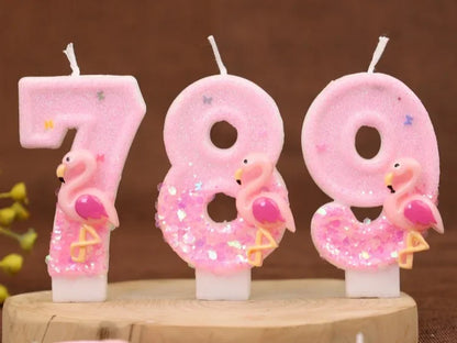 Velas de aniversário, velas numéricas para bolos de aniversário com borboleta e velas