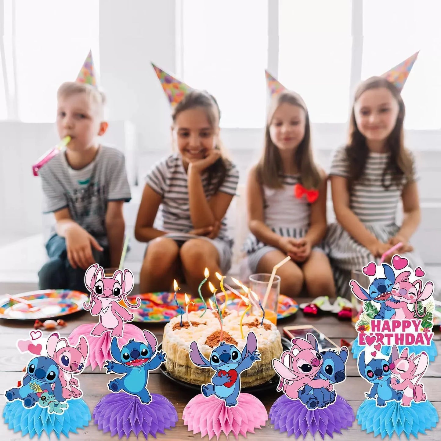 Lilo & Stitch Topo de Bolo Lilo & Stitch Kit Festa Só um bolinho
