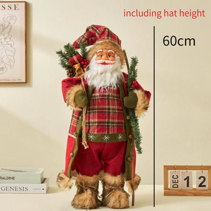 Papai Noel Papai Noel grande de 60cm, decoração de Feliz Natal para Lar, Feliz Ano Novo