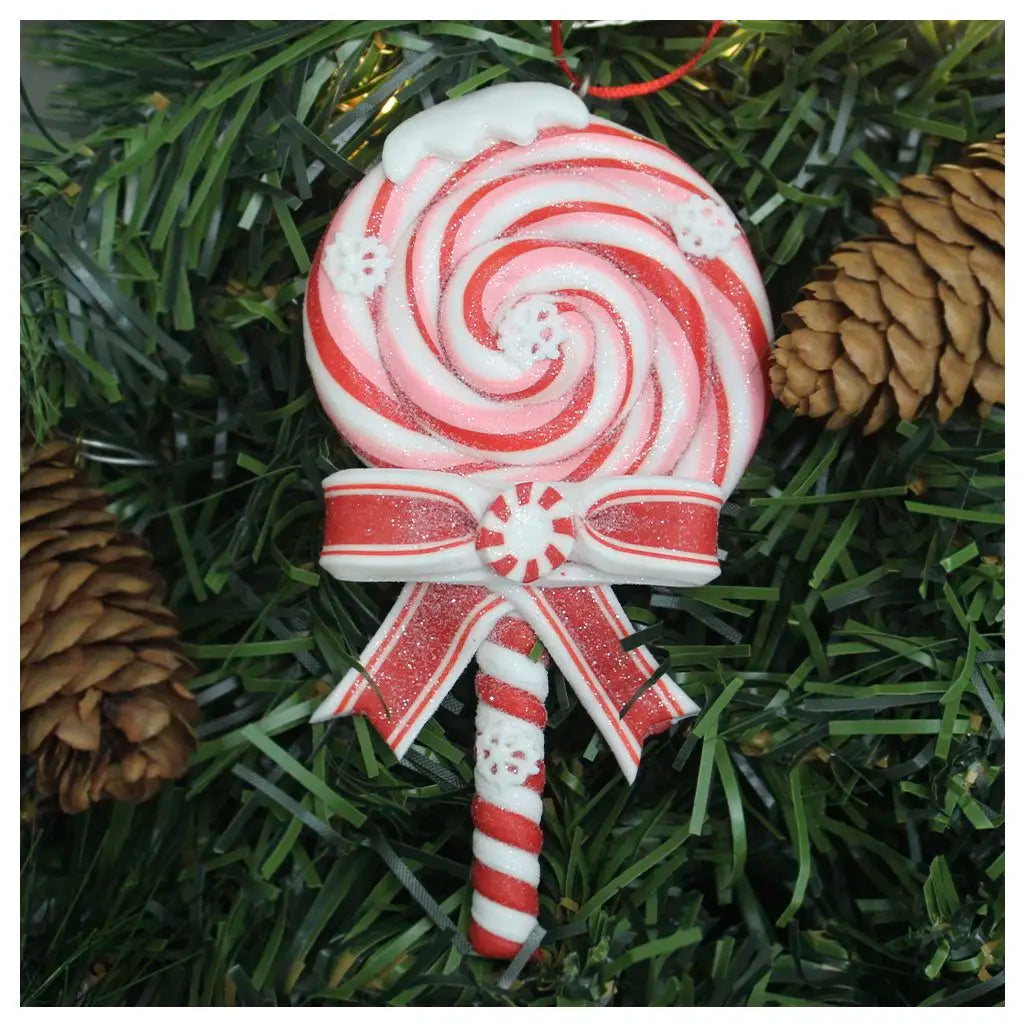Pirulito Natalino Decorativo 1 peça de Decoração Gigante de Pirulito de Natal de 13cm*7cm