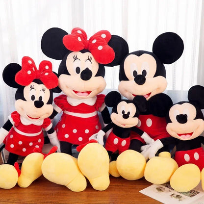 Mickey e Minnie Pelúcia Infantil Disney Mickey Mouse com Mecanismo de Luz