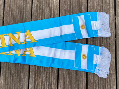 Cachecol de futebol da Copa do Mundo, presente íntimo lenço de futebol para exterior