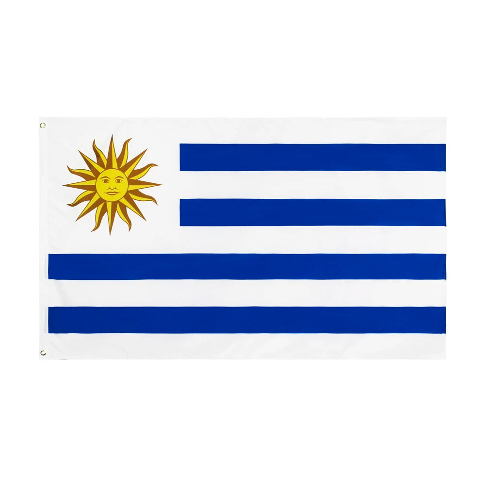 Bandeira Uruguai Poliéster 150x90 cm Poliéster Copa do Mundo