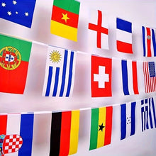 Carregar imagem no visualizador da galeria, Bandeira de corda de 32 países bandeira internacional bandeira Copa do Mundo
