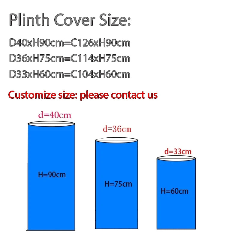 Pano Elástico Painel Redondo 1,5 Trio Capas De Cilindros Em Tecido Festa Poke Cassino