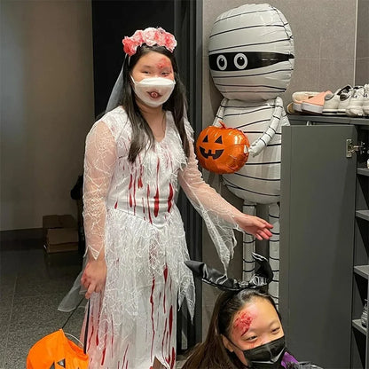 Balões grandes Halloween, conjunto independente balões grandes alumínio, abóbora