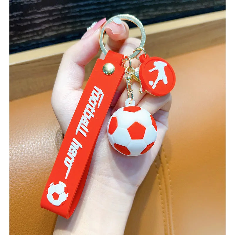 Chaveiro de futebol Copa do Mundo Chaveiro de Futebol Mini Bolas de Futebol - Chaveiro