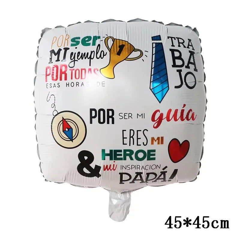 Melhores balões Dia das Mães para o pai, balões para o dia dos pais, balões papel alumínio