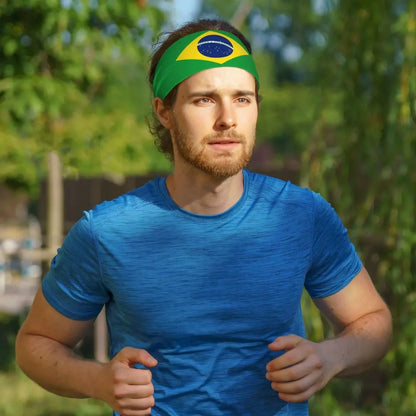 Bandana Lenço Unissex Copa do Mundo Lenço Bandana Brasil Para Copa Mundo Patriota