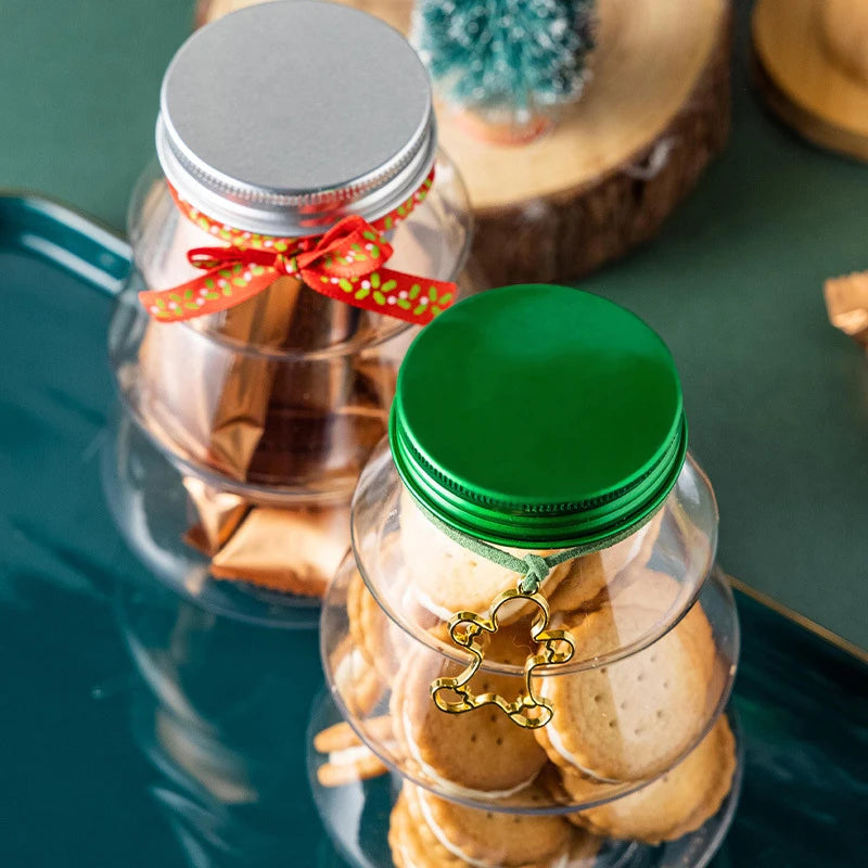 Pote ou Garrafa Plástica em Formato de Árvore de Natal 5cm/1,96 pol. * 14cm/5,51 pol. ( 100%)