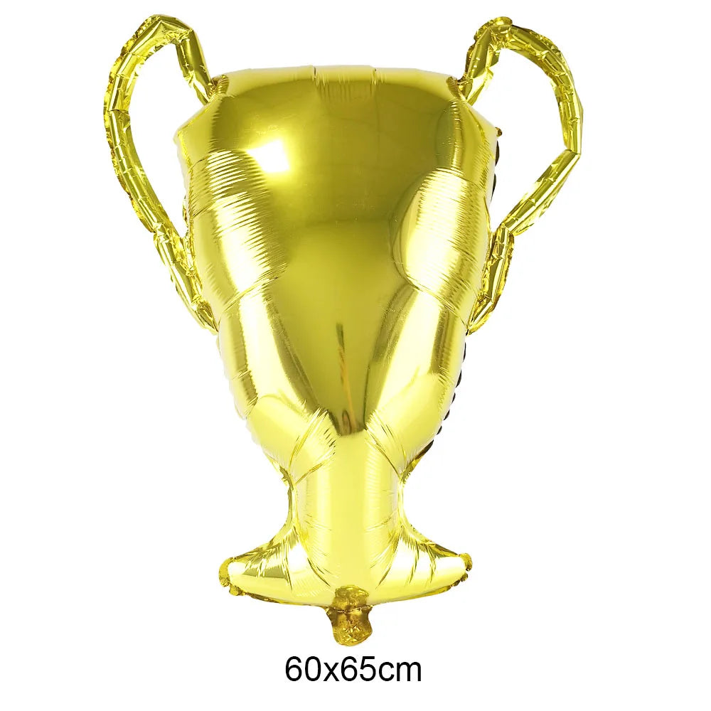 Balões Copa do Mundo Conjunto de balões de festa de futebol, campeonato e balões troféu