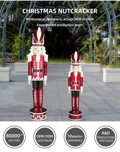 Quebra-nozes Estatueta Estátua Shopping 22.5*21/4*94 CM" Auto Resina Decoração Natal