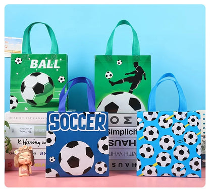 Sacola Copa do Mundo lembrancinhas de festa de futebol, sacos reutilizáveis de presente