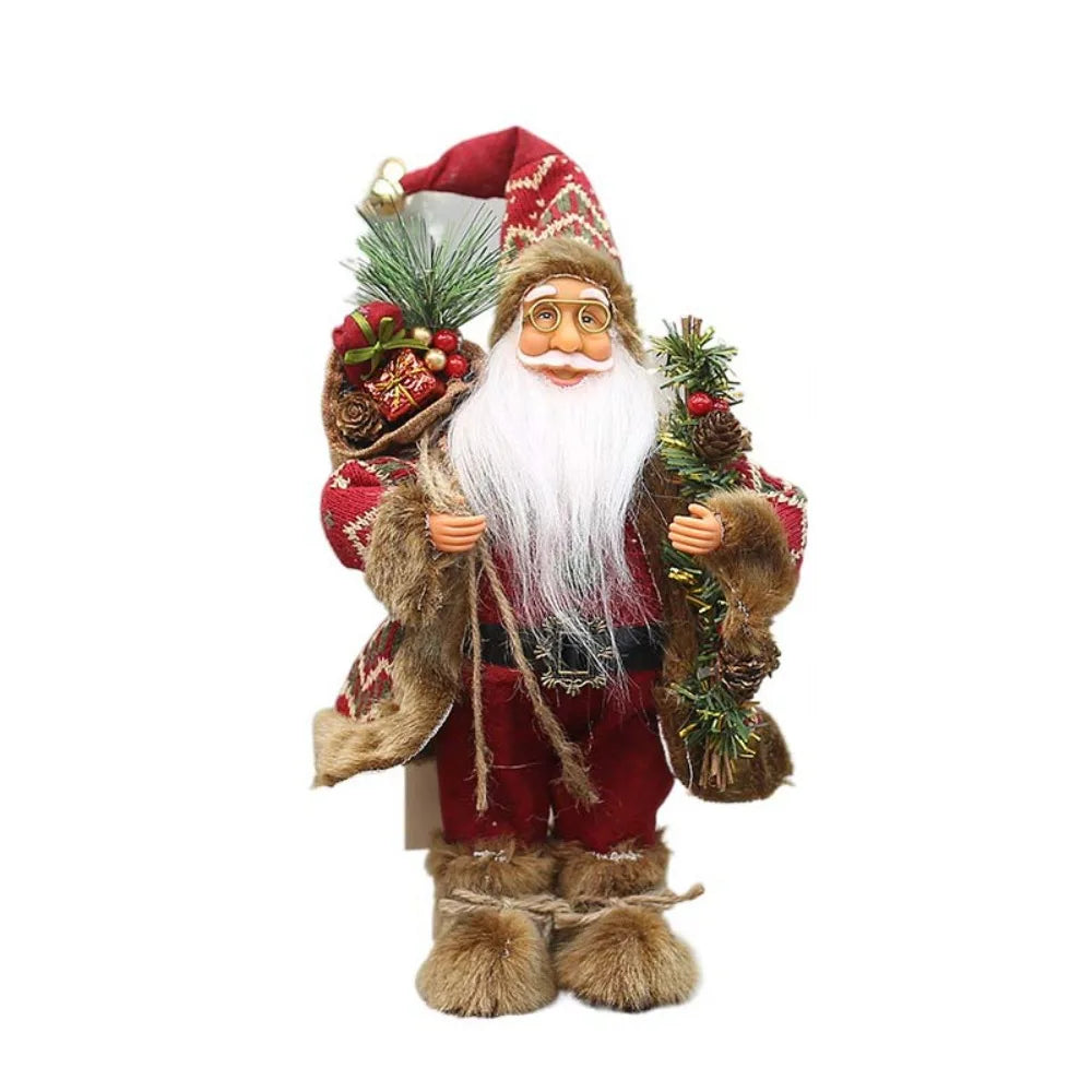 Boneco Papai Noel estatueta de papai Noel boneca de papai artesanato 30CM*18CM*10CM