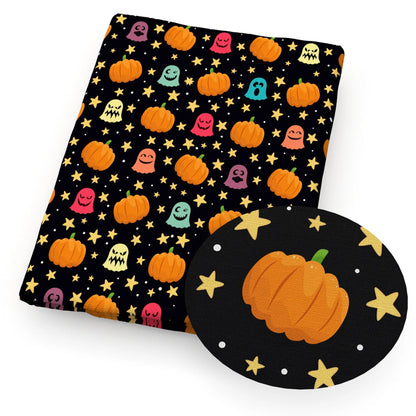 kit de Tecidos Tecido Decorativo para Cenografia Estampados com Temática de Halloween Poliéster/Algodão