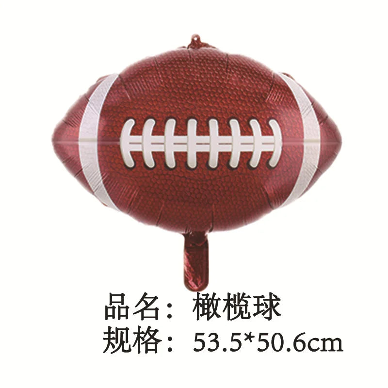 Decorações de Copa do Mundo de balões de futebol, número de balão verde, balão futebol