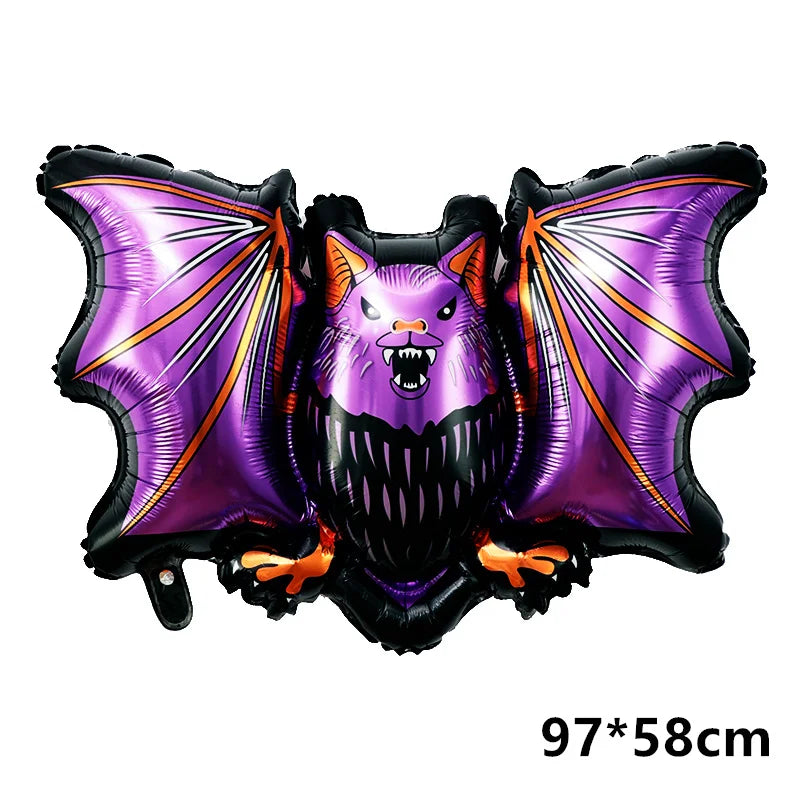 Decoração de festa de Halloween 3D balões decoração abóbora gato balão forma fantasma