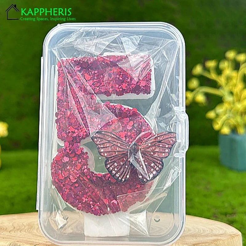 Velas com número de aniversário de 7 cm, velas de aniversário, design 3D, bolo aniversário