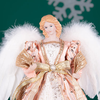 Anjo Enfeite Decoração De luxo Arvore de Natal 42 cm Arvore de Natal