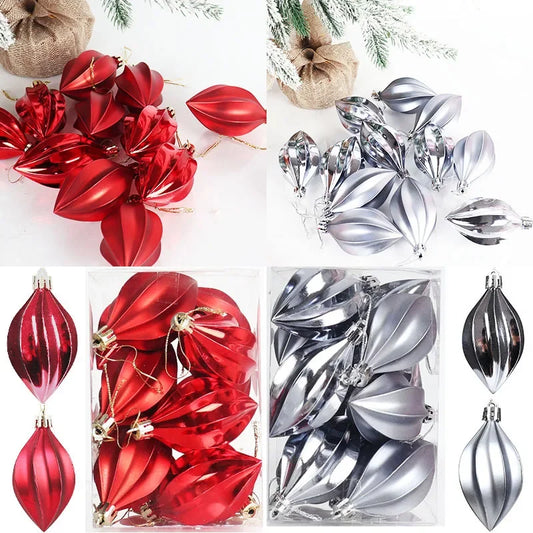 Bola de Natal de Cobre 24 Peças Decorações de Árvore de Natal Laranja e Cobre
