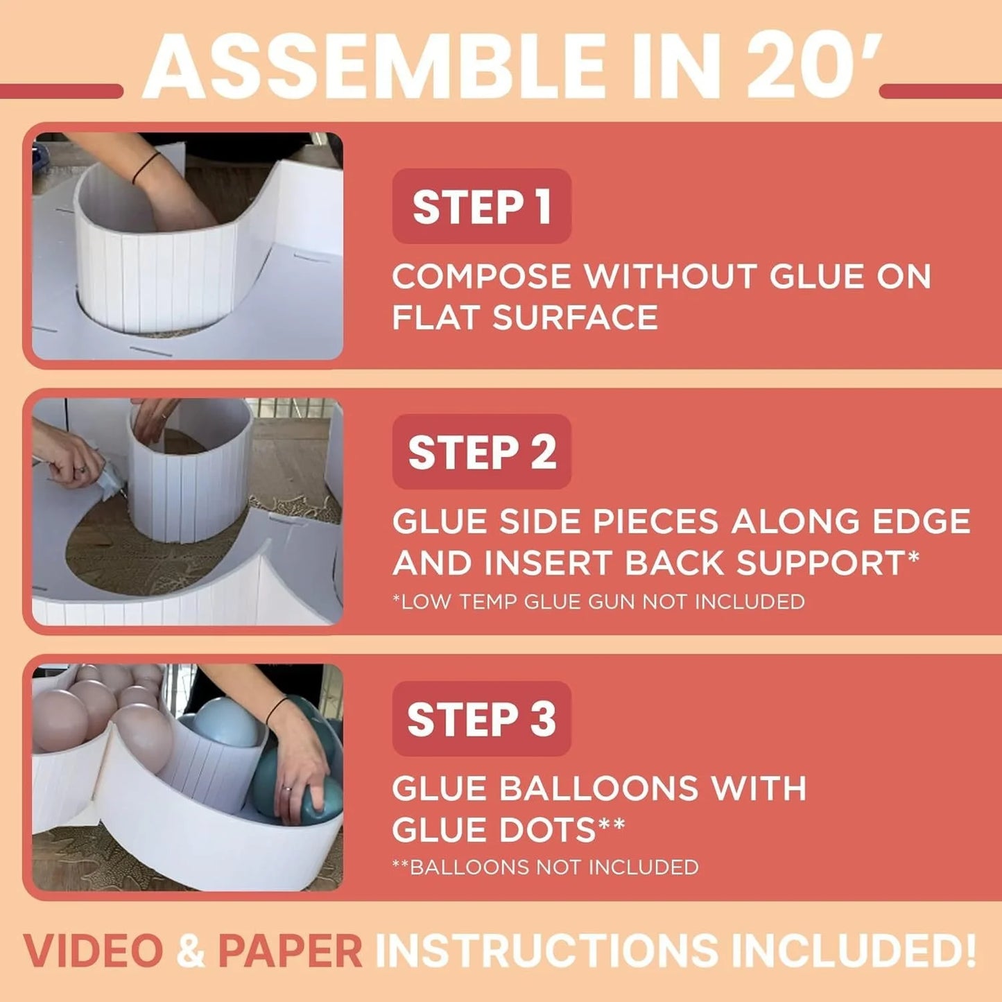 Letras Gigante Moldura para Balão com Números, Mosaico de Balões de 73 cm, Moldura