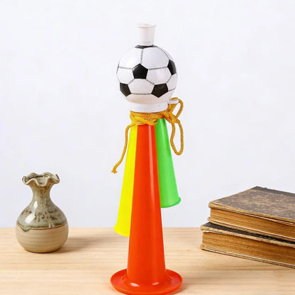 Vuvuzela Copa do Mundo Buzina de futebol Vuvuzela, conjunto de 3 buzinas ar comprimido