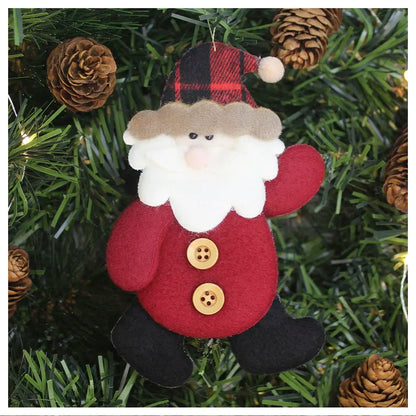 Enfeite Árvore de Natal 1 Peça Pendente Papai Noel 14,5cm Papai Noel Vitrine Natal