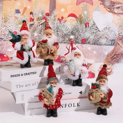 Boneca de Papai Noel, decoração grande de Natal, artesanato, árvore de Natal, ornamentos