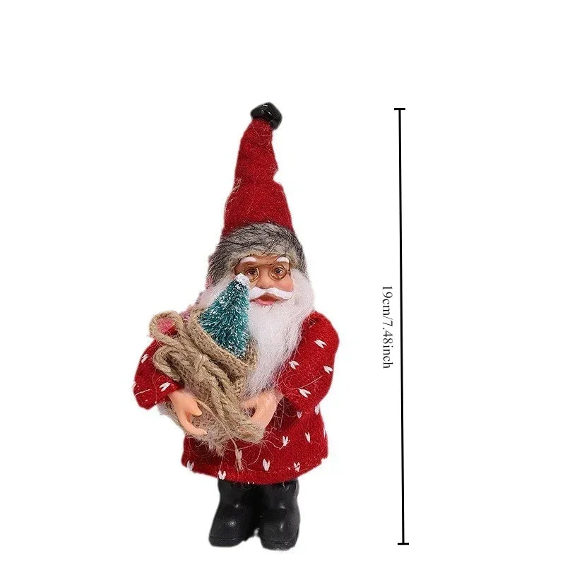 Boneca de Papai Noel, decoração grande de Natal, artesanato, árvore de Natal, ornamentos