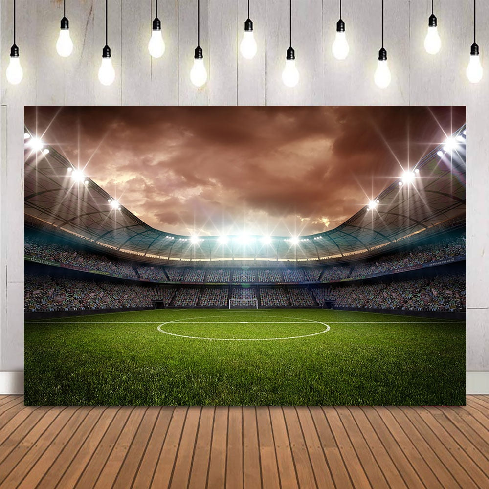 Pano de fundo para retrato personalizar futebol campo esportes ótimo decoração