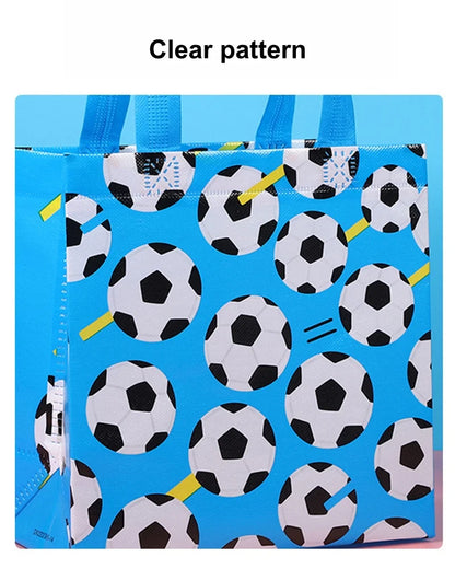 Sacola Copa do Mundo lembrancinhas de festa de futebol, sacos reutilizáveis de presente