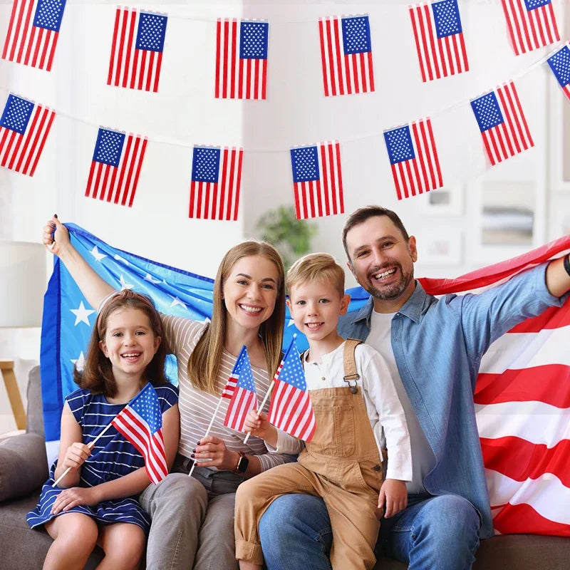 Bandeirinhas Copa do Mundo Americana - 20 peças de bandeiras dos EUA , Esportes