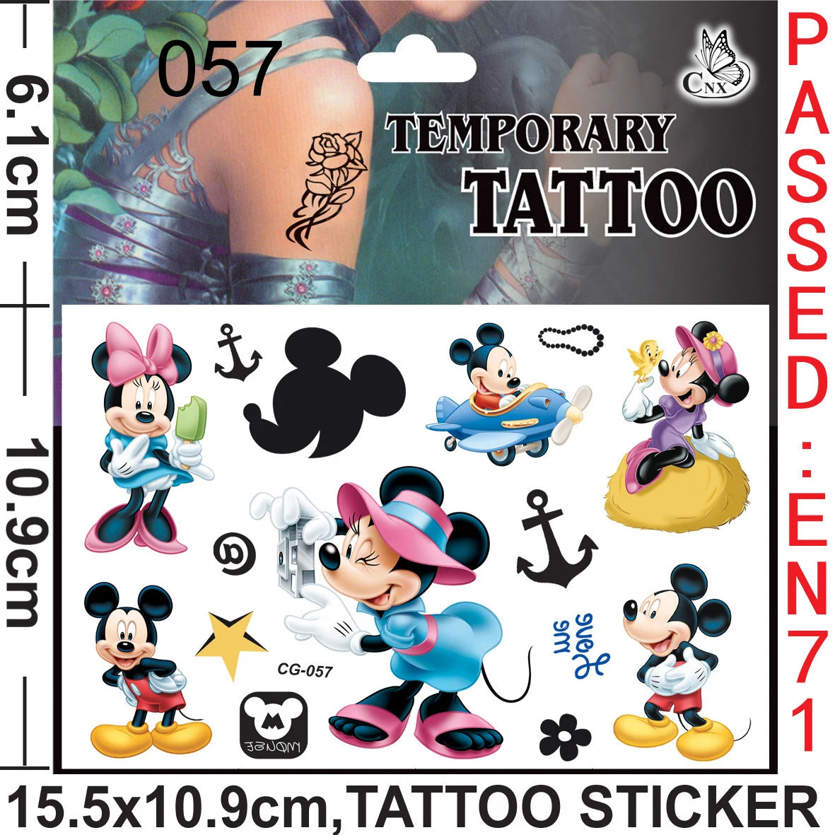 Kit Festa Mickey e Minnie 24 peças Pequeno Lembranças para Festa Mickey e Minnie