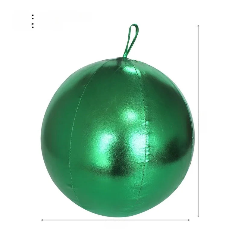 Bola de Natal Inflável Colorido Internos 40cm*Largura*54 cm*Peso: 191g Gigante 40cm PVC