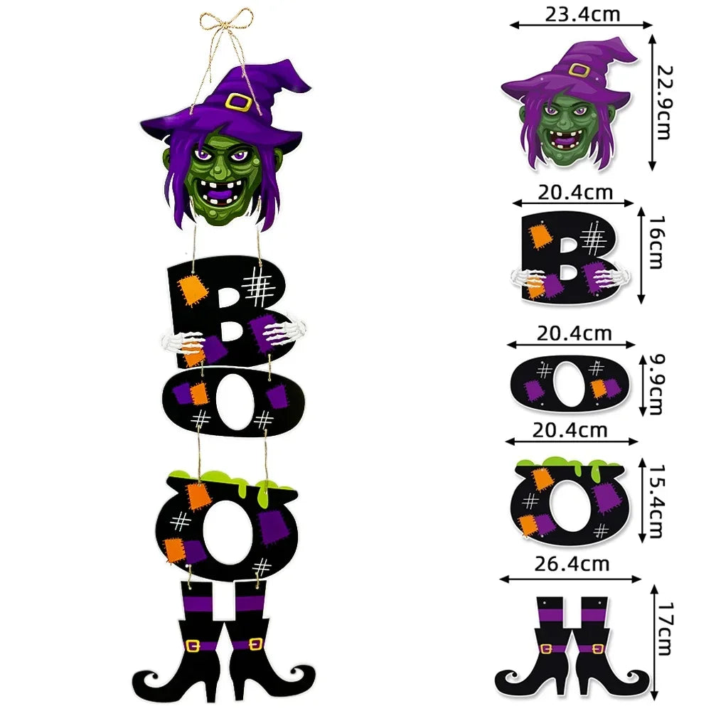 Decoração de Halloween - Conjunto de 1 peças de decoração Halloween castelo fantasma