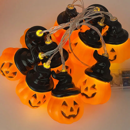 Luzes de abóbora, lanterna de abóbora, abóbora de Halloween, luz noturna LED e abóbora