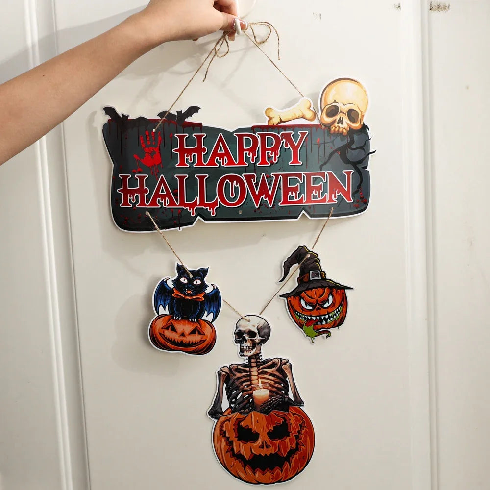 Decoração de Halloween - Conjunto de 1 peças de decoração Halloween castelo fantasma