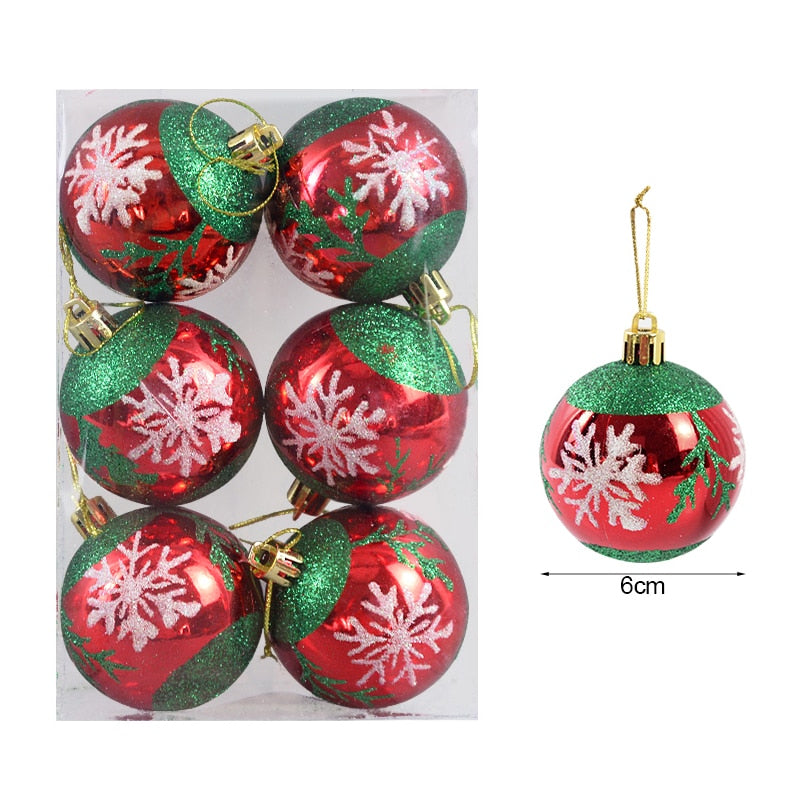 Caixas De Peças Enfeites De Árvore De Natal Bola De Doces Bola De Natal