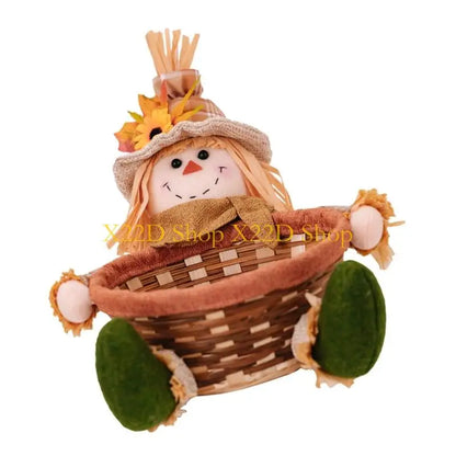 Decoração de espantalho Festa Junina  do festival da colheita, boneca pelúcia espantalhos