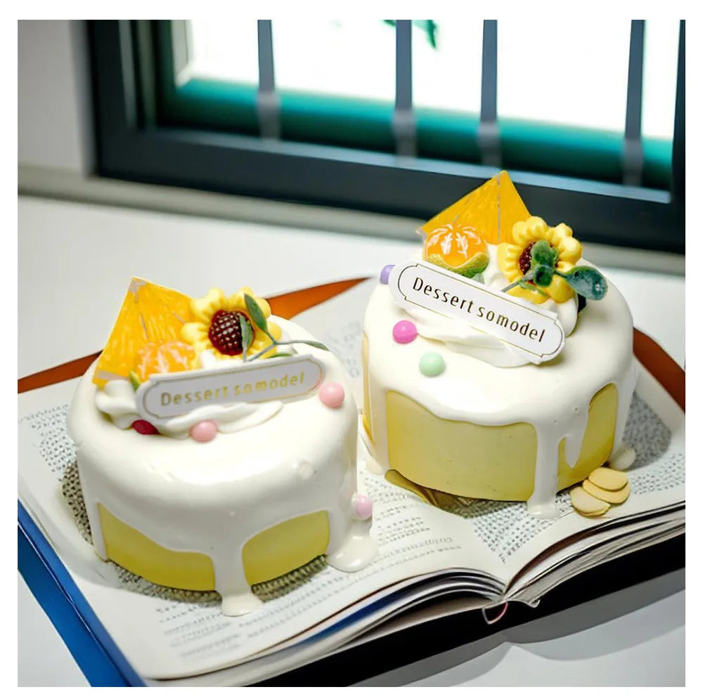 Bolo Fake Modelo De Bolo De Simulação Brinquedos De Adereços De Bolo Modelo de Bolo