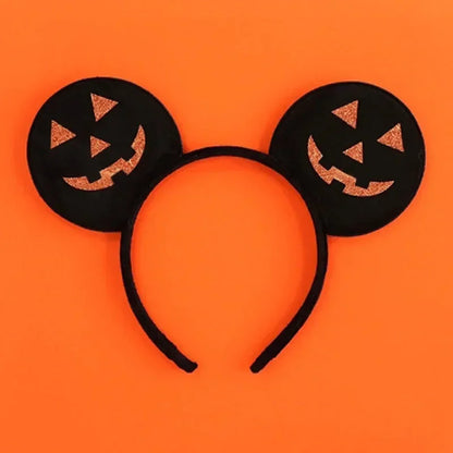 Tiaras Acessórios Disney Conjunto de 1 tiaras com orelhas rato para o Halloween, lantejoulas