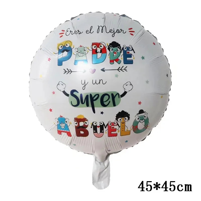 Melhores balões Dia das Mães para o pai, balões para o dia dos pais, balões papel alumínio