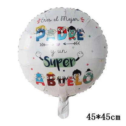 Melhores balões Dia das Mães para o pai, balões para o dia dos pais, balões papel alumínio
