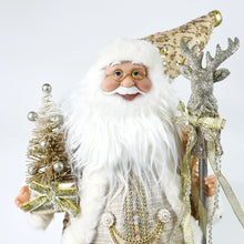 Carregar imagem no visualizador da galeria, Natal papai noel bonecas de pelúcia em pé brinquedo decoração feriado ano novo
