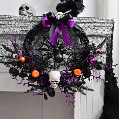 Guirlanda de Halloween com Videiras Roxas, Guirlanda de Halloween com Videiras Roxas