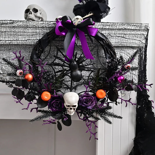 Guirlanda de Halloween com Videiras Roxas, Guirlanda de Halloween com Videiras Roxas