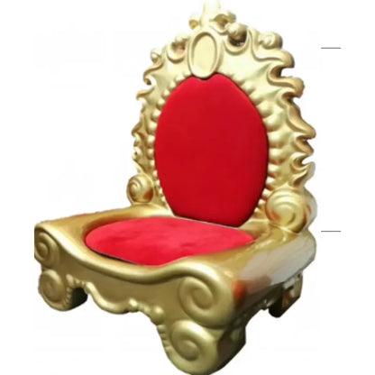Trono Natalino para Shopping Cadeira Trono de Natal Poltrona Natalina Papai Noel Camurça